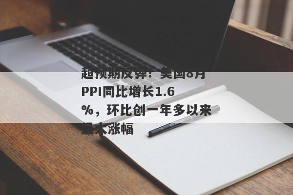 超预期反弹！美国8月PPI同比增长1.6%，环比创一年多以来最大涨幅