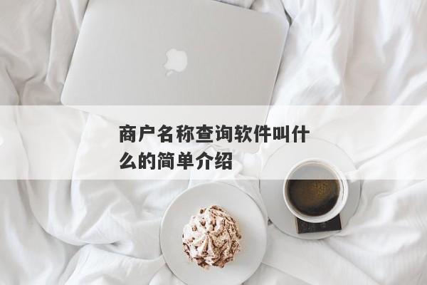 商户名称查询软件叫什么的简单介绍