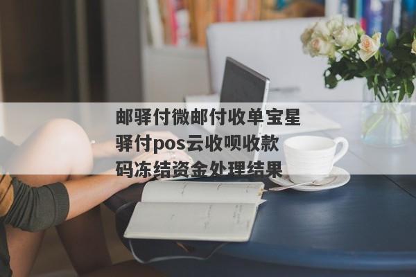 邮驿付微邮付收单宝星驿付pos云收呗收款码冻结资金处理结果