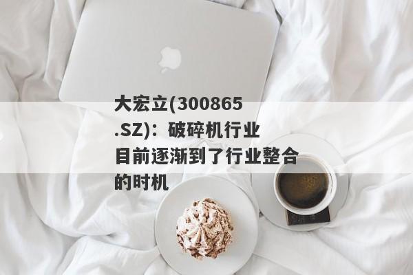 大宏立(300865.SZ)：破碎机行业目前逐渐到了行业整合的时机