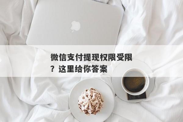 微信支付提现权限受限？这里给你答案