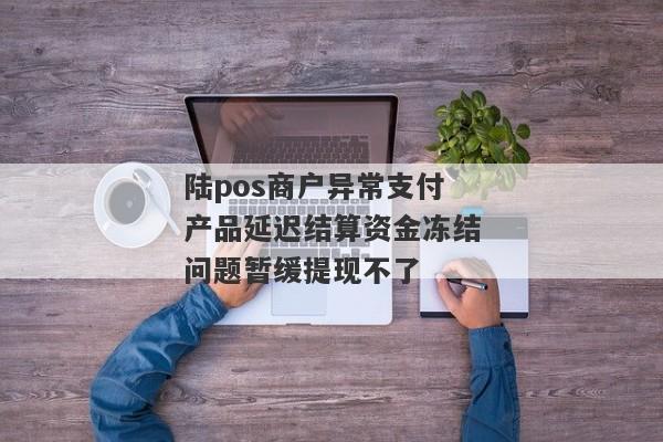 陆pos商户异常支付产品延迟结算资金冻结问题暂缓提现不了