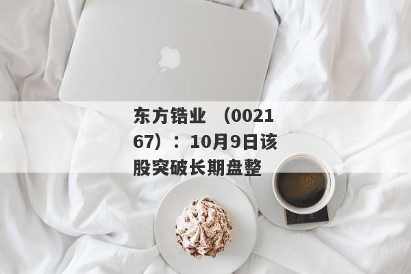 东方锆业 （002167）：10月9日该股突破长期盘整