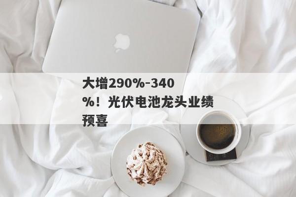 大增290%-340%！光伏电池龙头业绩预喜