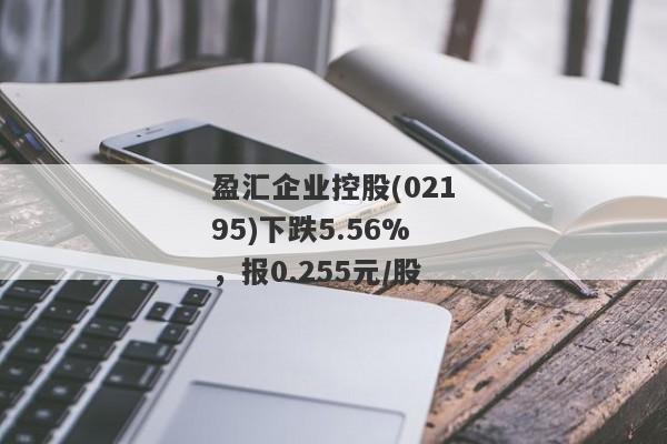 盈汇企业控股(02195)下跌5.56%，报0.255元/股