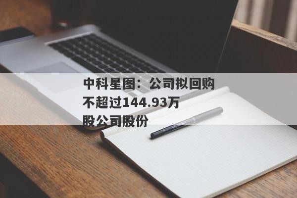 中科星图：公司拟回购不超过144.93万股公司股份