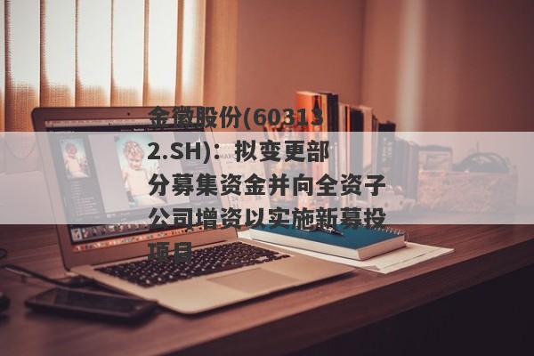 金徽股份(603132.SH)：拟变更部分募集资金并向全资子公司增资以实施新募投项目