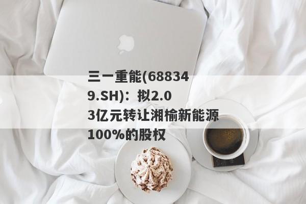 三一重能(688349.SH)：拟2.03亿元转让湘榆新能源100%的股权