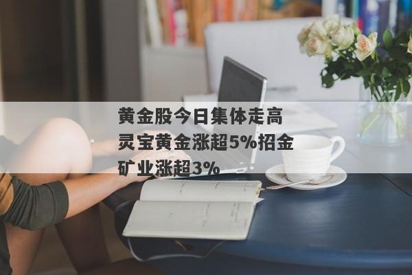 黄金股今日集体走高 灵宝黄金涨超5%招金矿业涨超3%