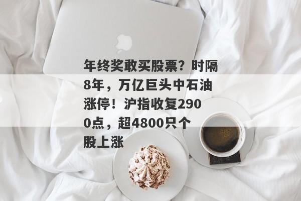 年终奖敢买股票？时隔8年，万亿巨头中石油涨停！沪指收复2900点，超4800只个股上涨