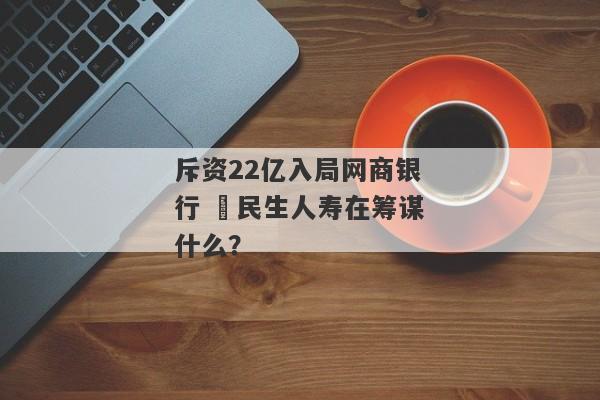 斥资22亿入局网商银行  民生人寿在筹谋什么？