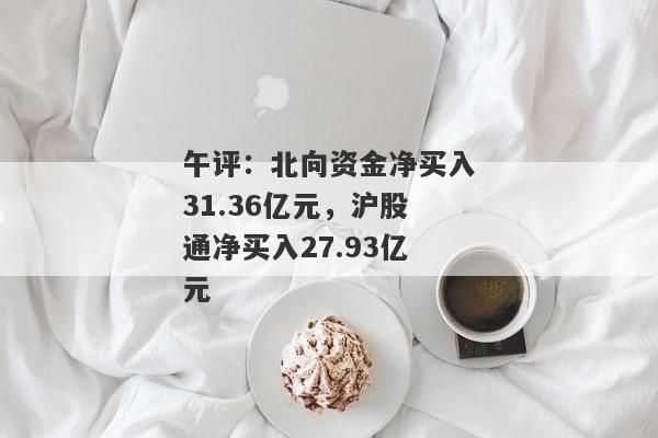 午评：北向资金净买入31.36亿元，沪股通净买入27.93亿元