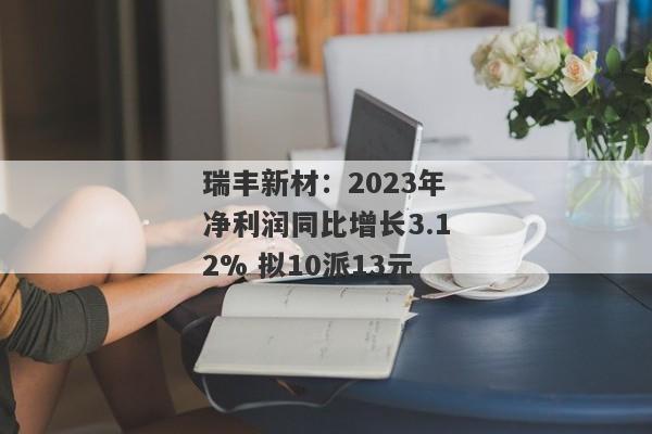 瑞丰新材：2023年净利润同比增长3.12% 拟10派13元