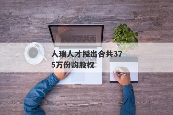 人瑞人才授出合共375万份购股权